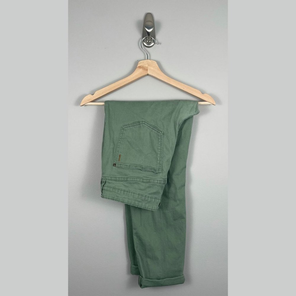Vintage American Weekend Crop Green Jeans 14/32 NWOT